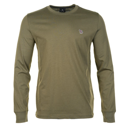 Regular Fit Zebra Long Sleeve T Shirt 36F Green