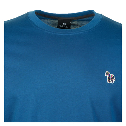 Zebra Long Sleeve T Shirt 45F Cobalt Blue