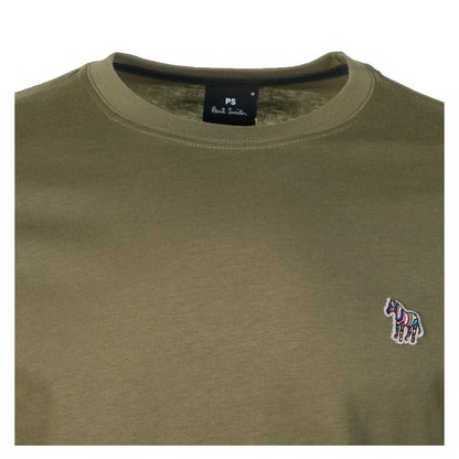 Regular Fit Zebra Long Sleeve T Shirt 36F Green