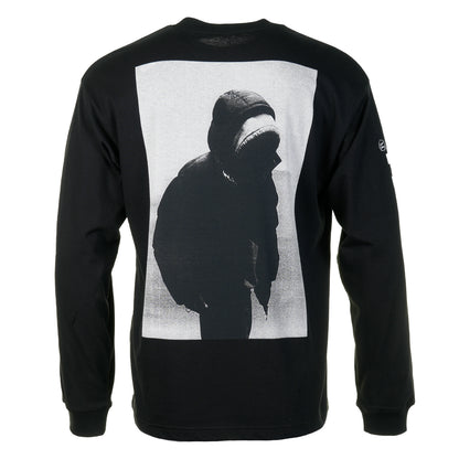Long Sleeve Archive Script T Shirt Black