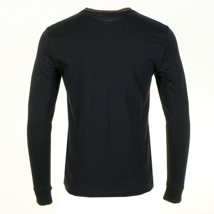Long Sleeve Twin Tipped T Shirt Black