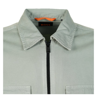 Lovel Zip Overshirt 351 Open Green