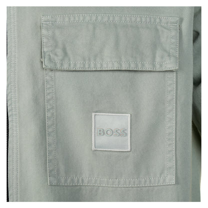 Lovel Zip Overshirt 351 Open Green