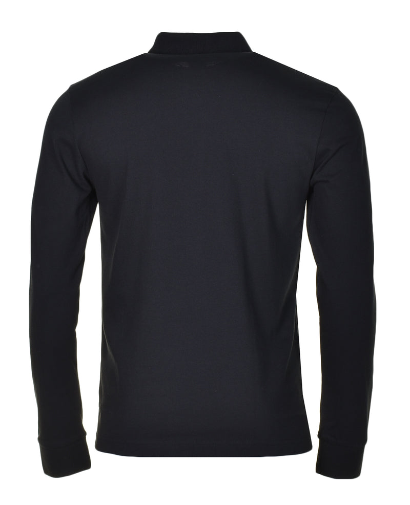 Passerby Long Sleeve Polo Shirt Black