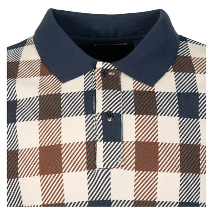 Active Macro Club Check Long Sleeve Polo Shirt