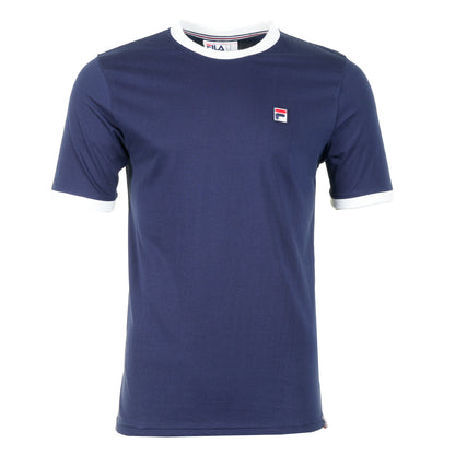 Marconi Essential Ringer Tee Fila Navy White