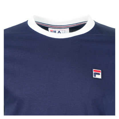 Marconi Essential Ringer Tee Fila Navy White