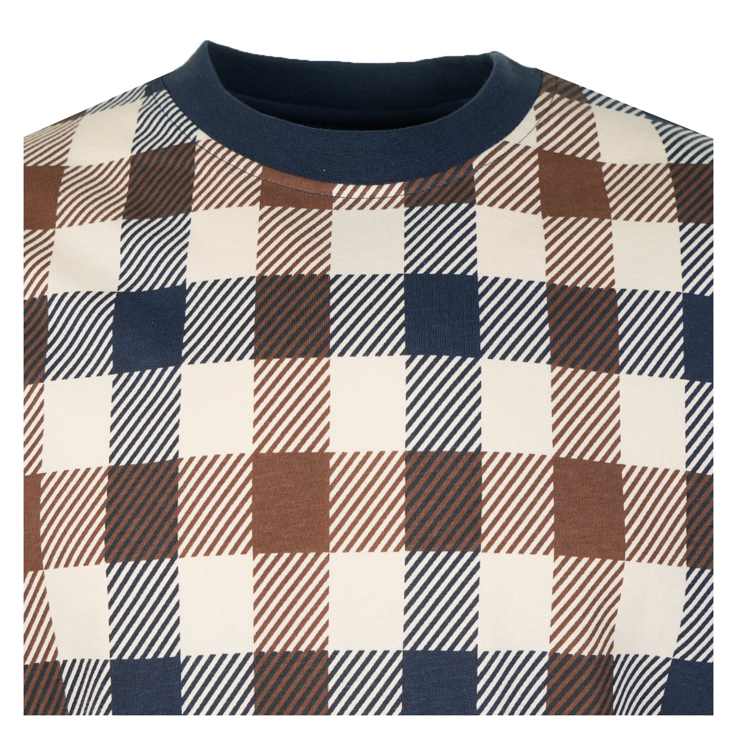 Active Full Macro Check Short Sleeve T Shirt
