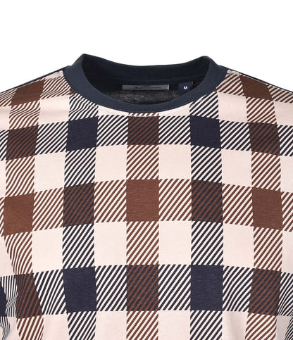 Active Full Macro Check Short Sleeve T Shirt