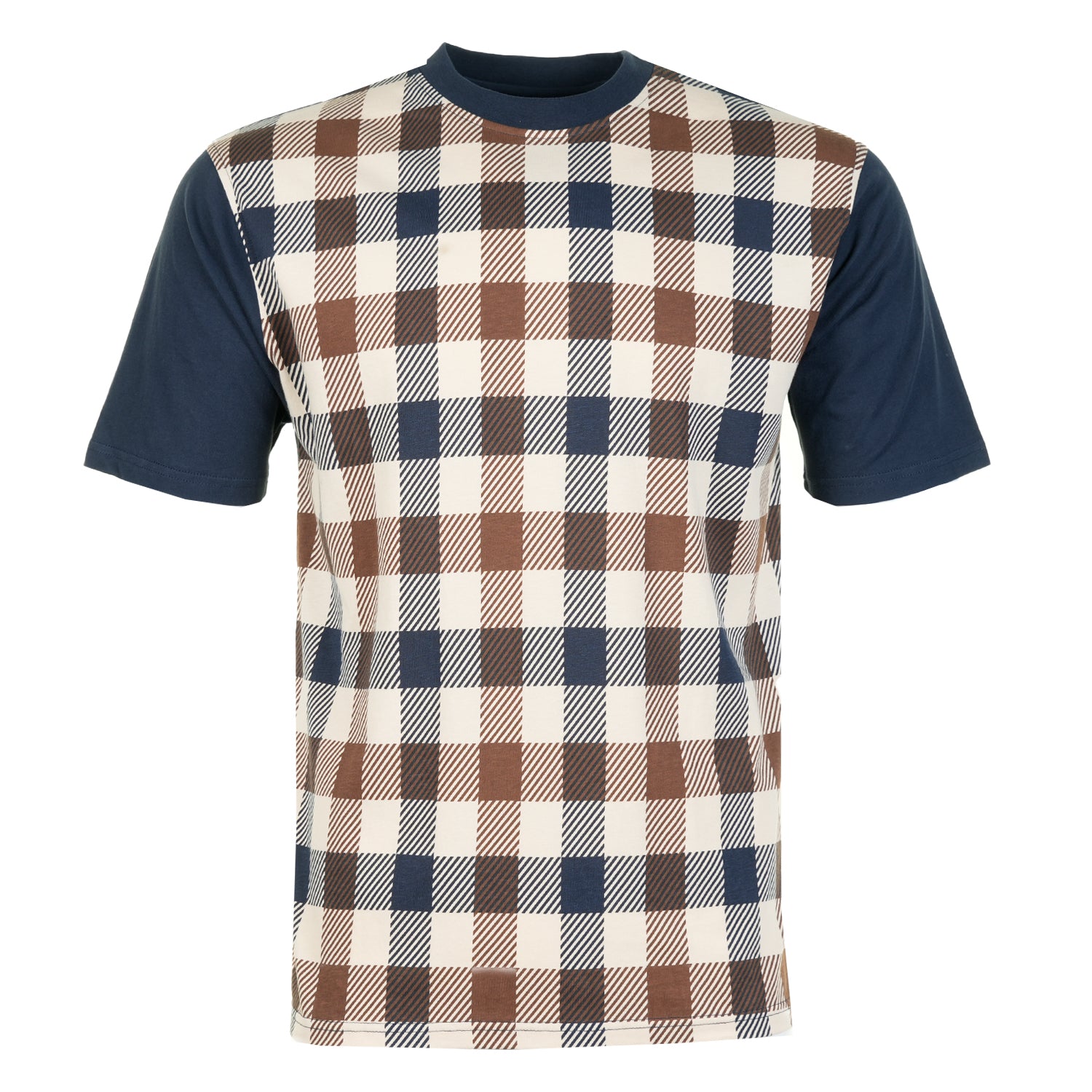 Active Full Macro Check Short Sleeve T Shirt