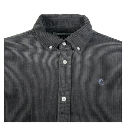 Long Sleeve Madison Cord Shirt Graphite