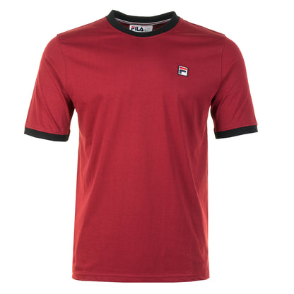 Marconi Essential Ringer Tee Sun Dried Tomato / Black