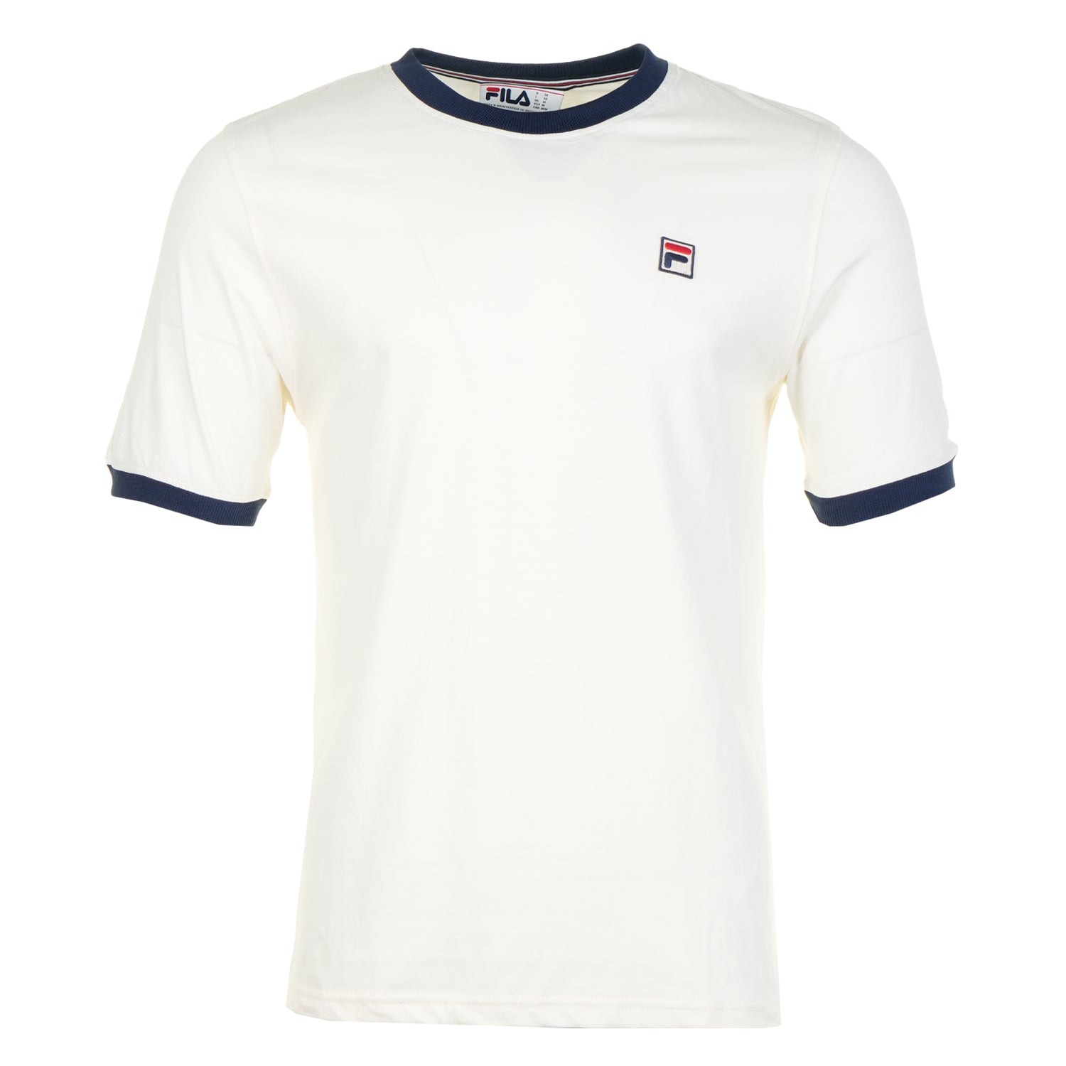 Marconi Essential Ringer Tee Gardenia Navy