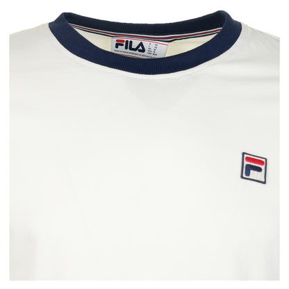 Marconi Essential Ringer Tee Gardenia Navy