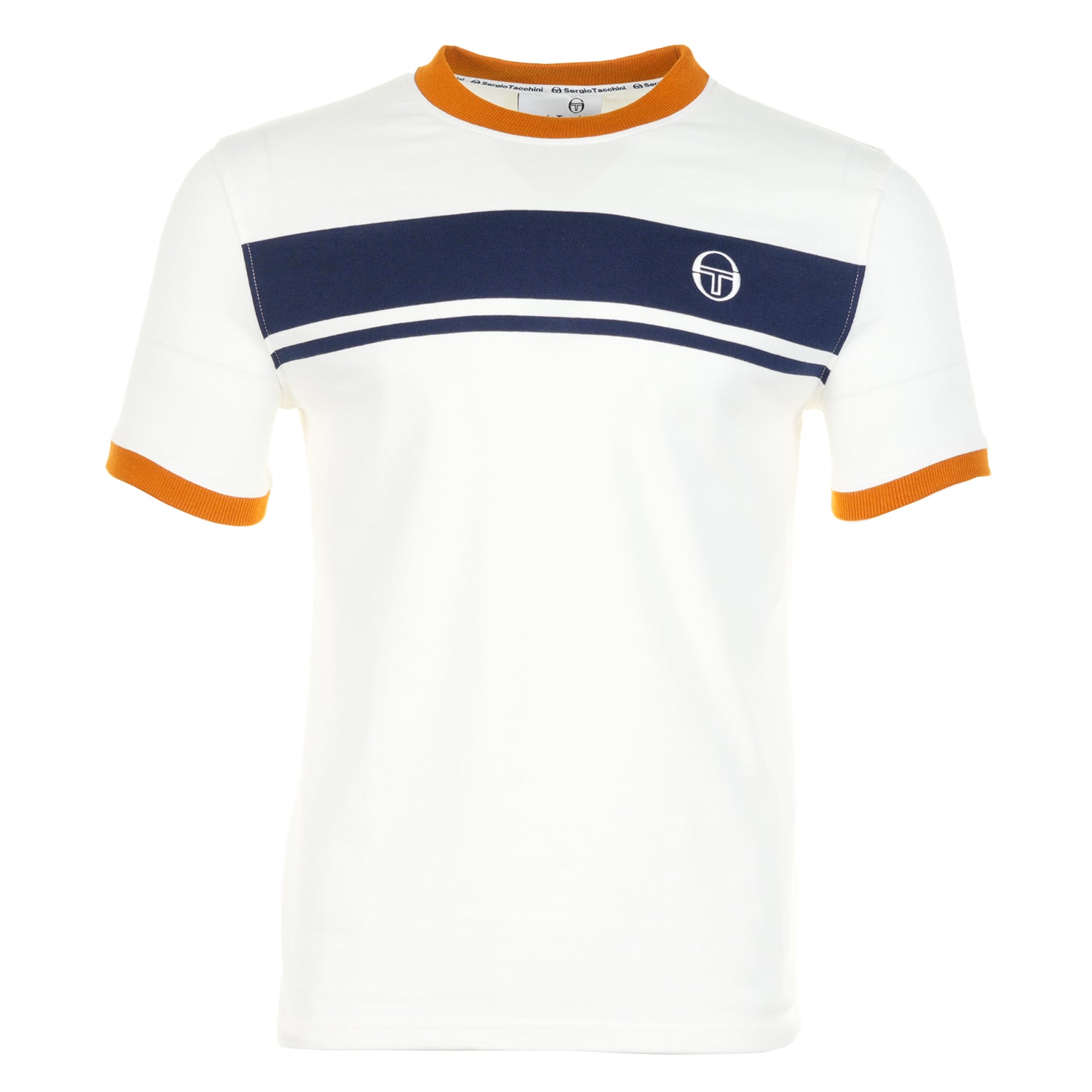 Short Sleeve Master Tee Gardenia Maritime Blue Pumpkin Spice