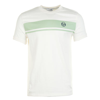 Short Sleeve Master Tee Gardenia Quiet Green