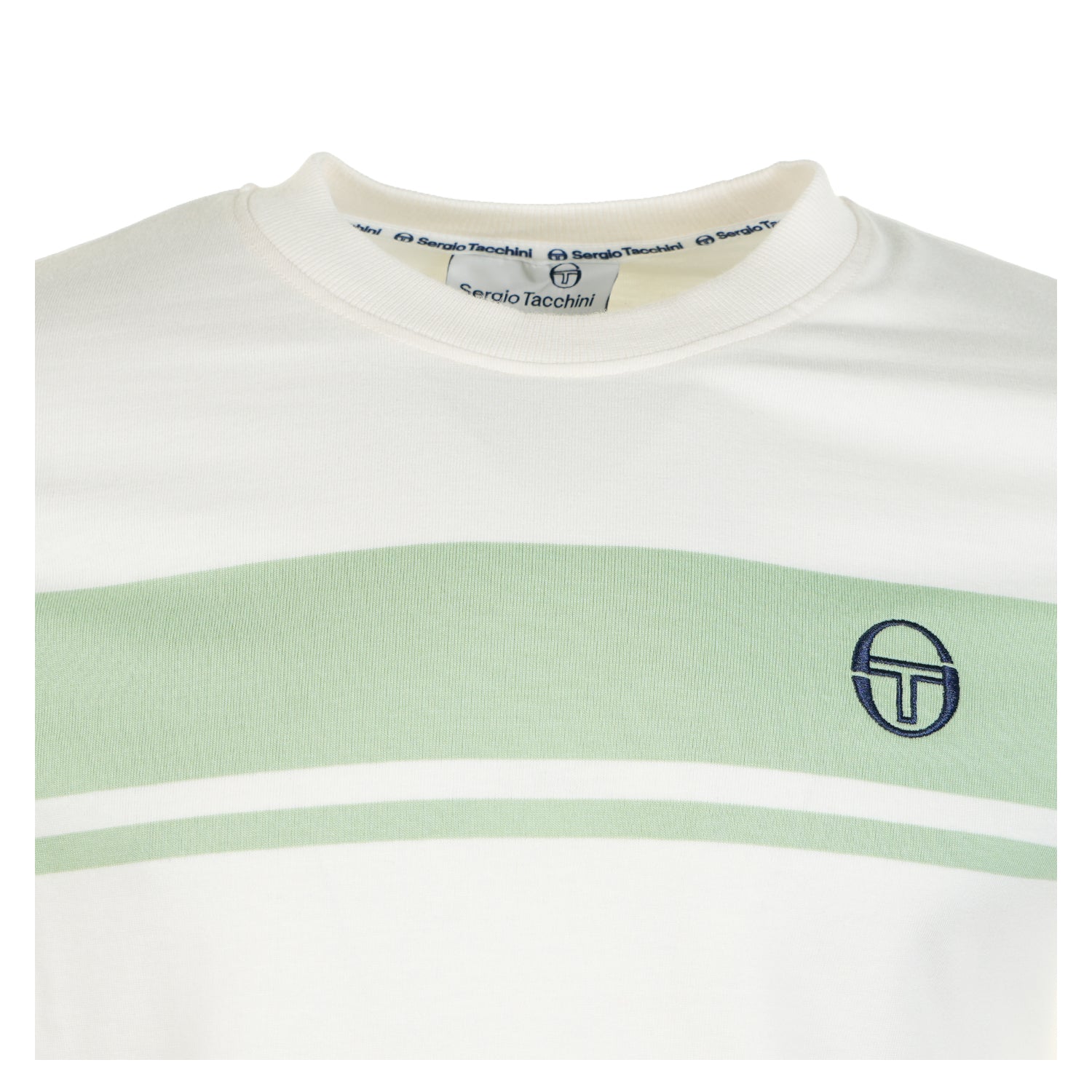 Short Sleeve Master Tee Gardenia Quiet Green