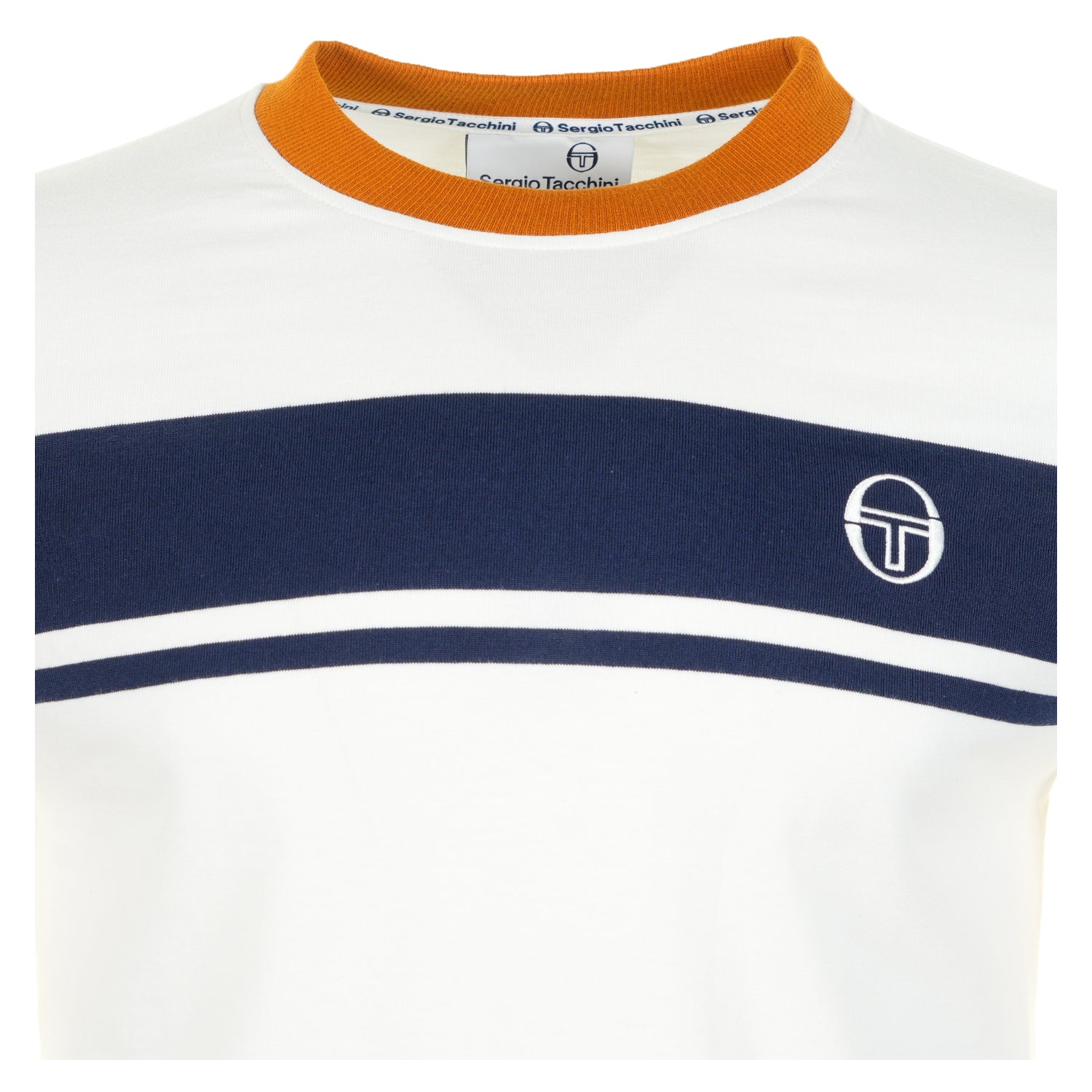 Short Sleeve Master Tee Gardenia Maritime Blue Pumpkin Spice