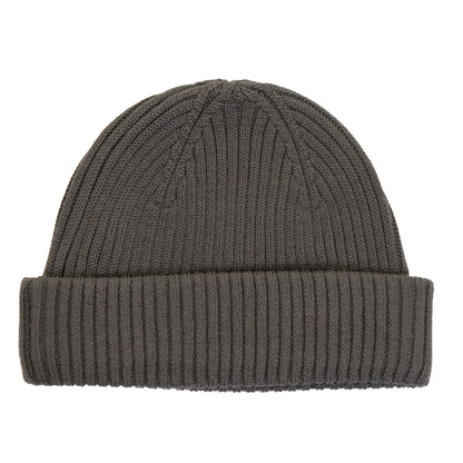 Matio Ribbed Beanie Hat Graphite Orchid