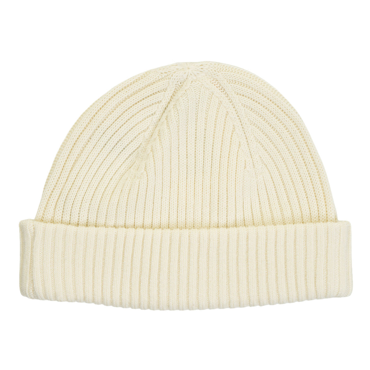 Matio Ribbed Beanie Hat Warm Ivory
