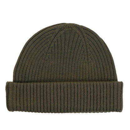 Matio Ribbed Beanie Hat Taggia Olive
