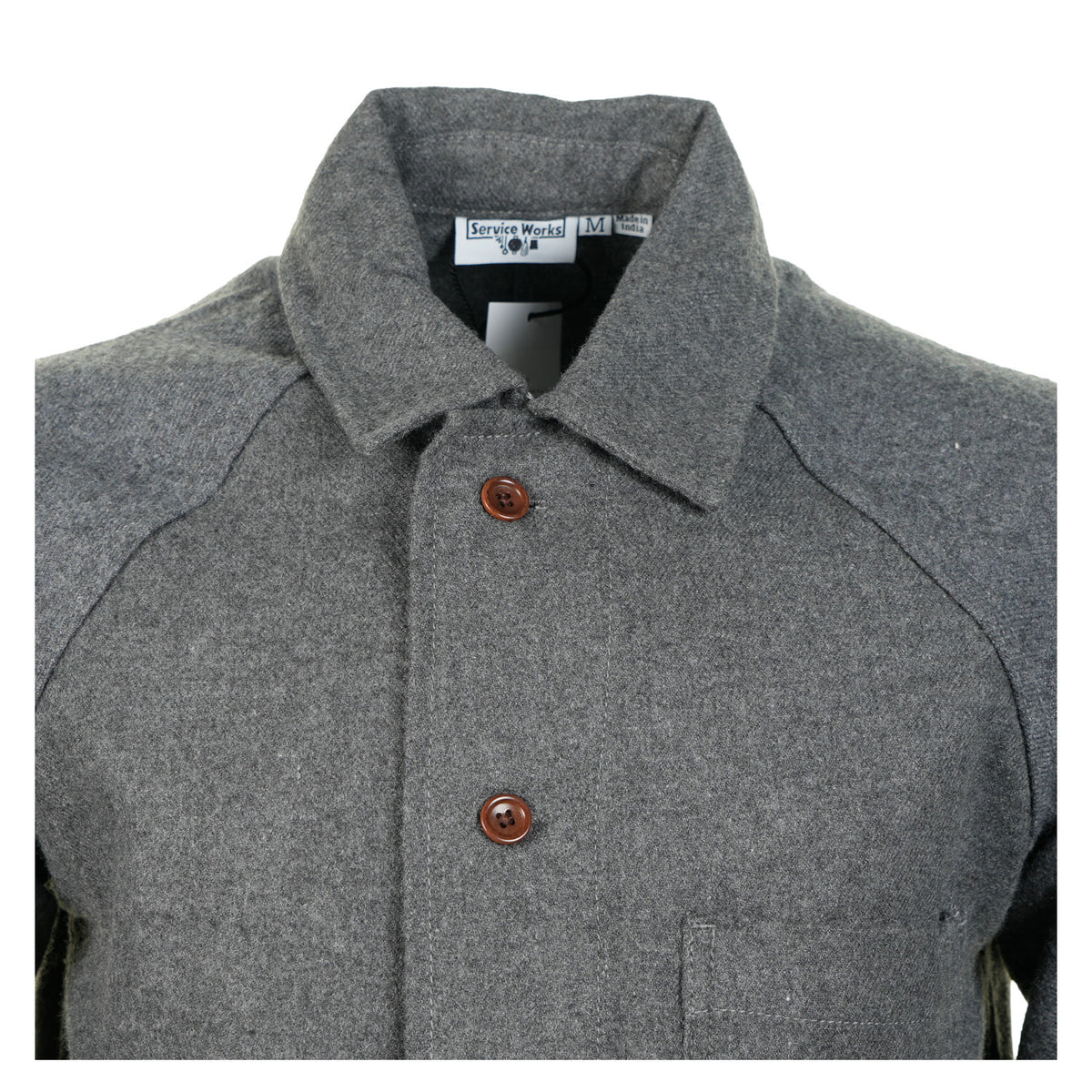 Flannel FOH Overshirt Charcoal