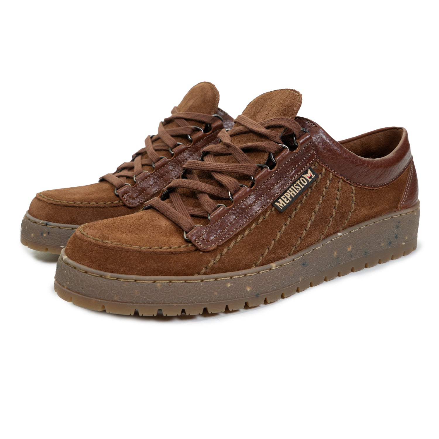 Rainbow Shoes Velours 9858N Brown Suede