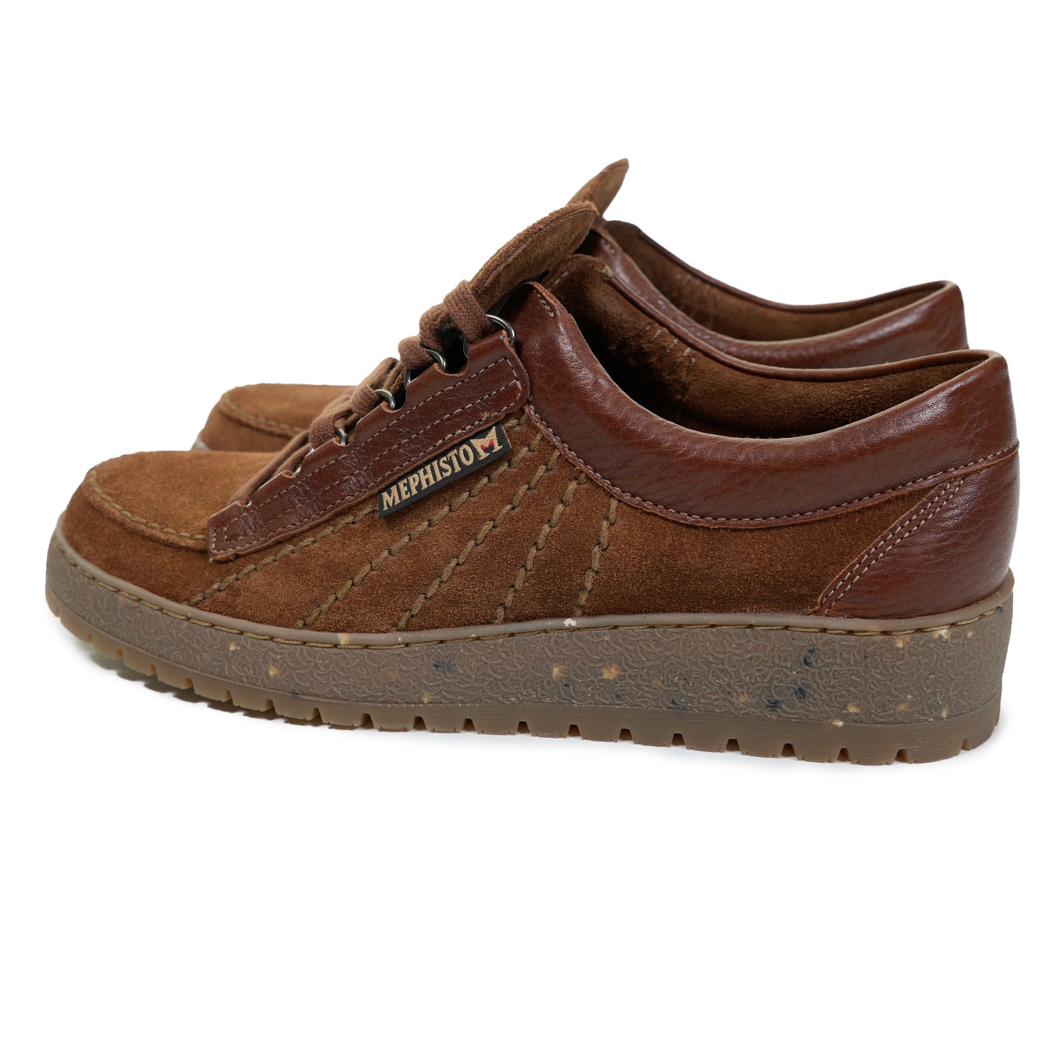 Mephisto Rainbow Shoes Velours 9858N Brown Suede – Ragazzi Clothing