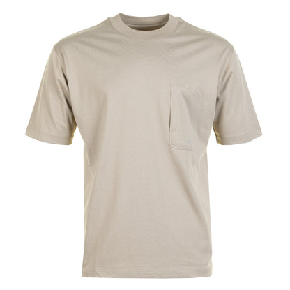 Snow Peak Mercerised Pocket  T Shirt Greige
