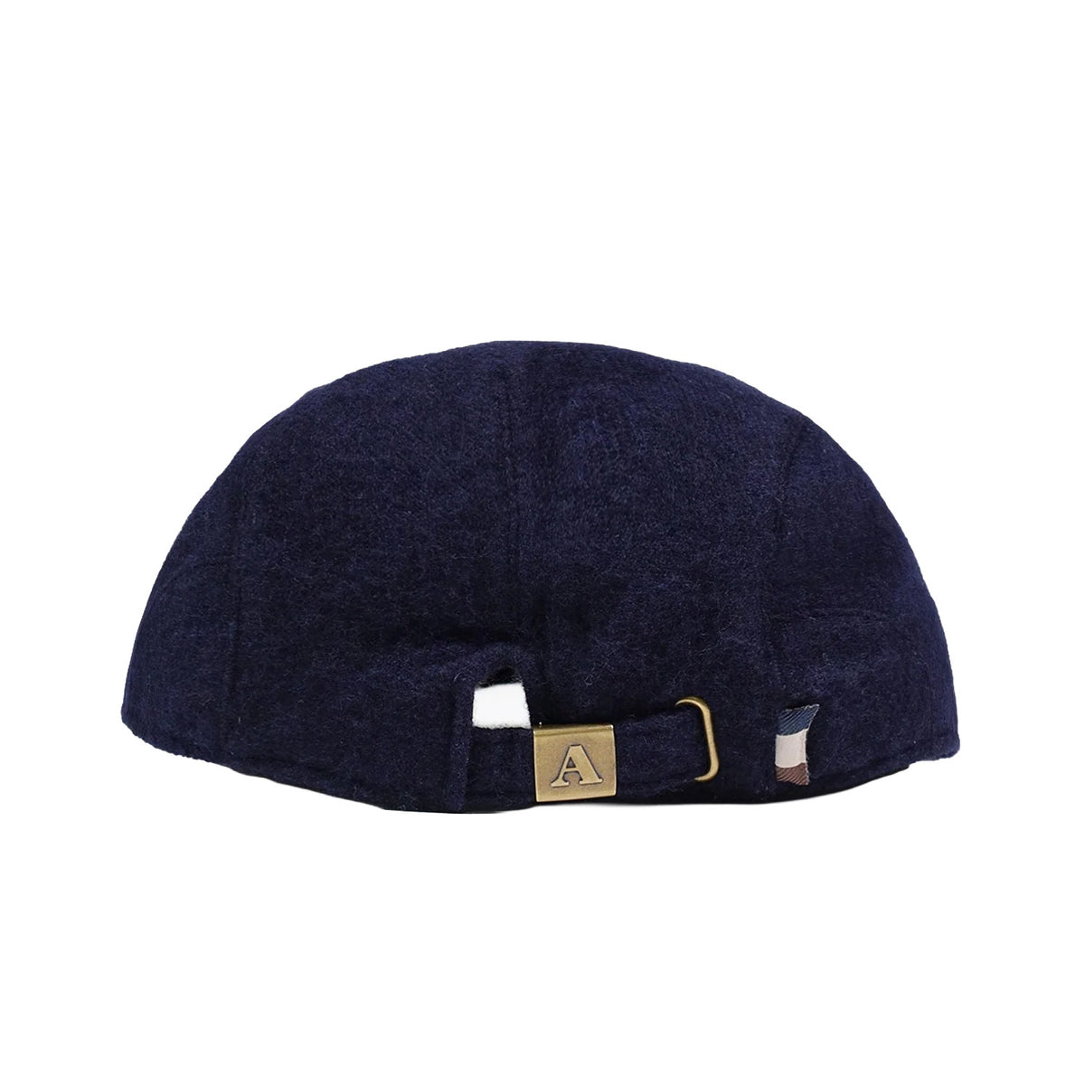 Merino Wool Flat Cap Navy