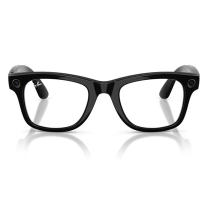 Meta Wayfarer Gen 2 Shiny Black Transitions Graph Green