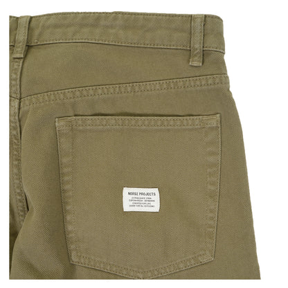 Mogens Relaxed 5 Pocket Heavy Twill Olive Night