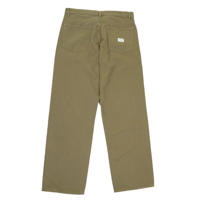 Mogens Relaxed 5 Pocket Heavy Twill Olive Night