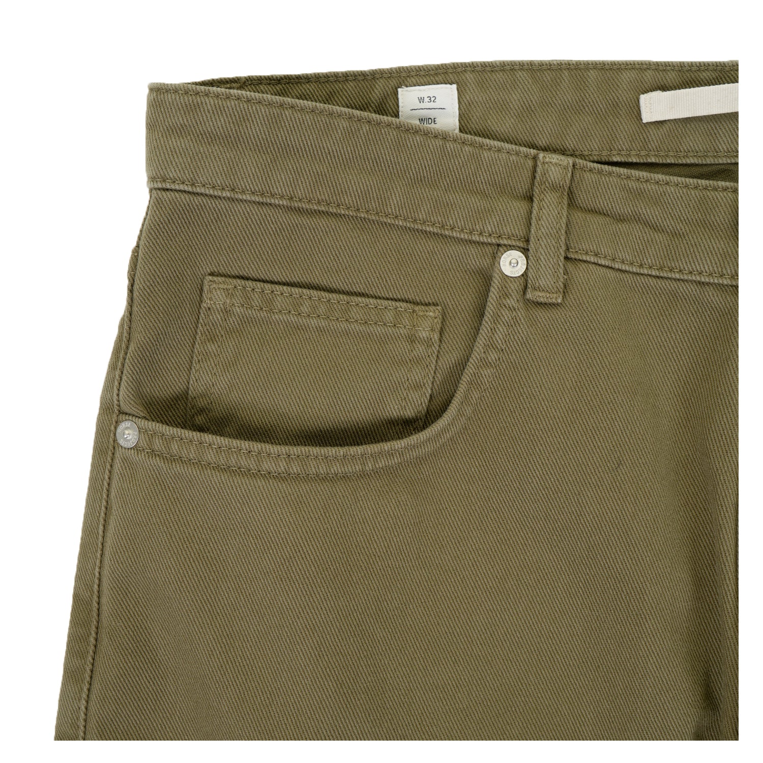 Mogens Relaxed 5 Pocket Heavy Twill Olive Night