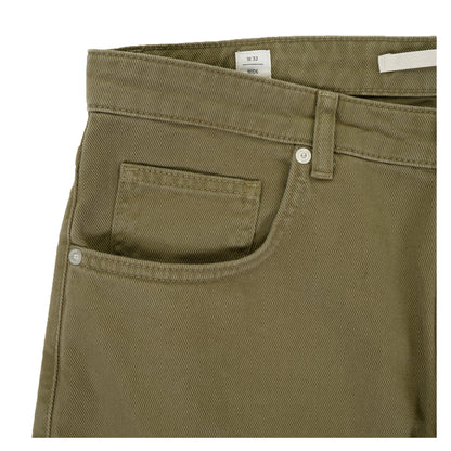 Mogens Relaxed 5 Pocket Heavy Twill Olive Night