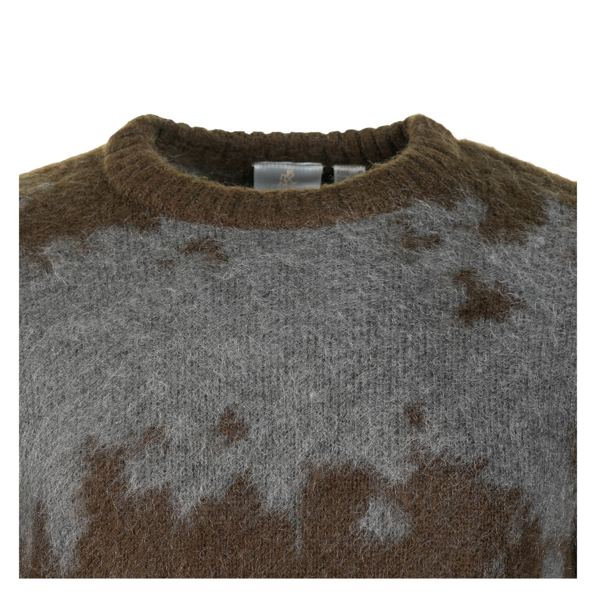 Mohair Splatter Sweater Slate