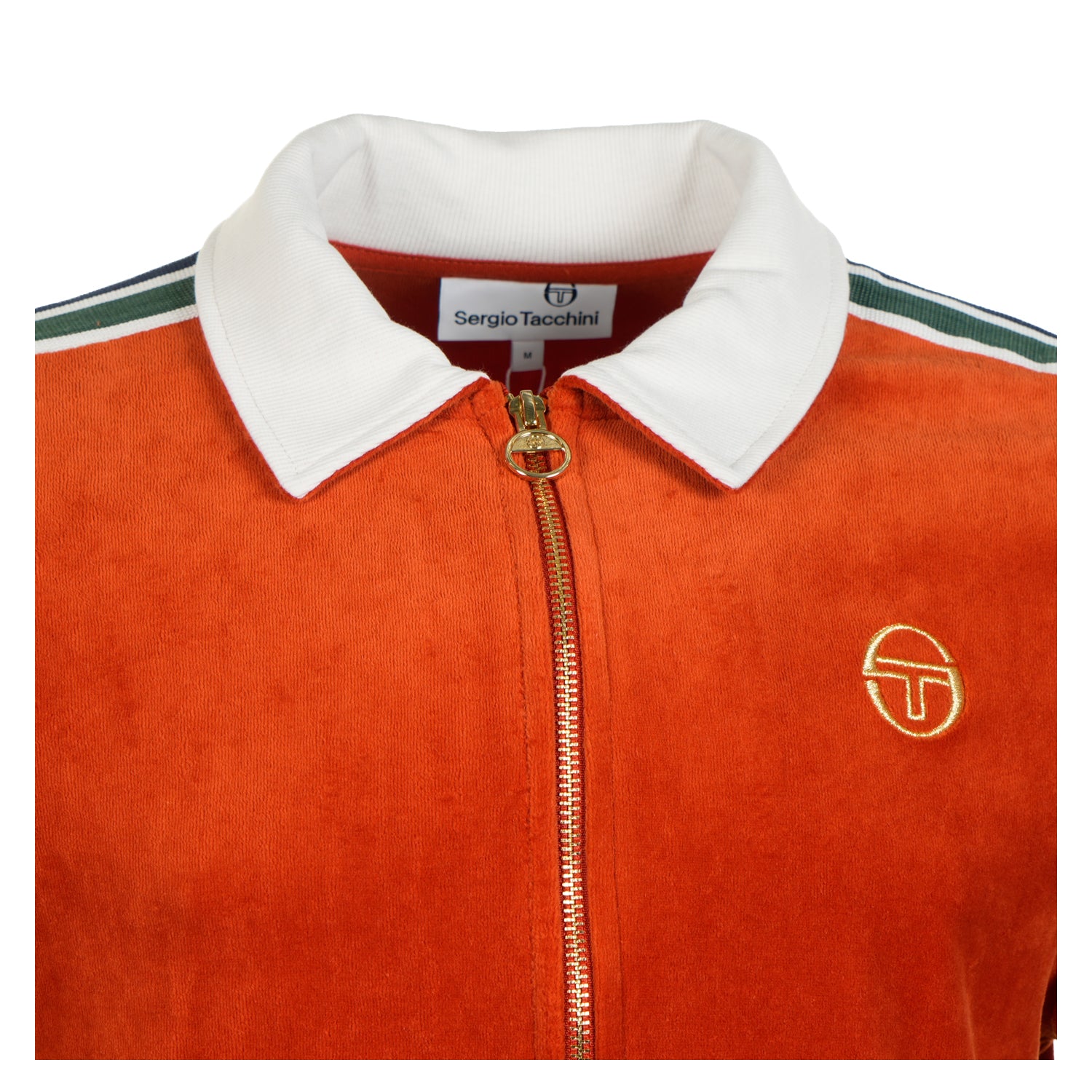 Monte Velour Track Jacket Rooibos Tea / Gardenia