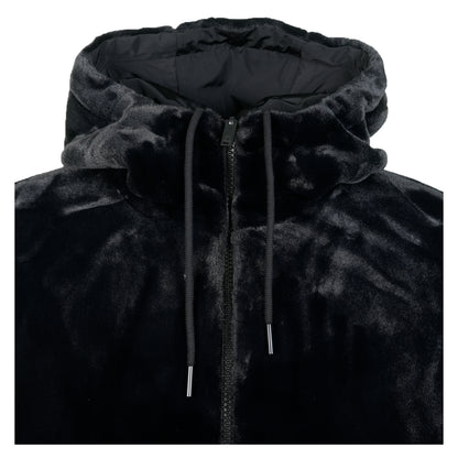 Roland Reversible Bunny Hoodie Black
