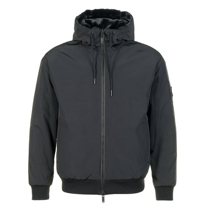 Roland Reversible Bunny Hoodie Black