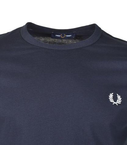 Ringer T Shirt Navy