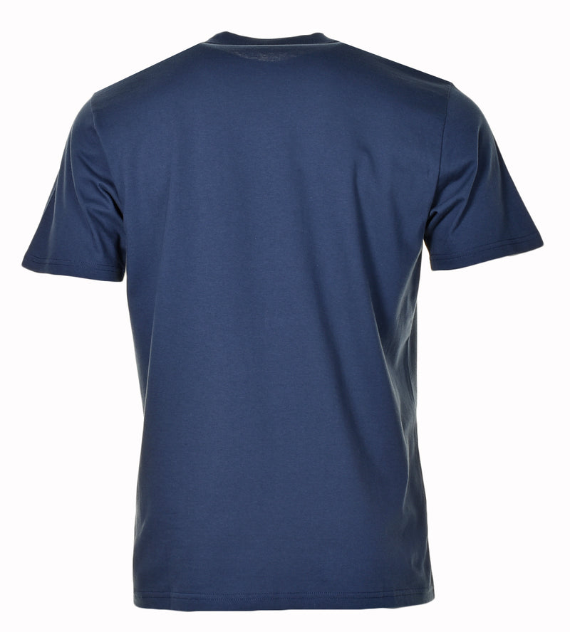 Short Sleeve Liquid Script T-Shirt Blue