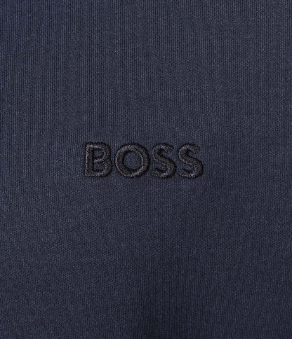 Pe Interlock Long Sleeve Polo Shirt Navy