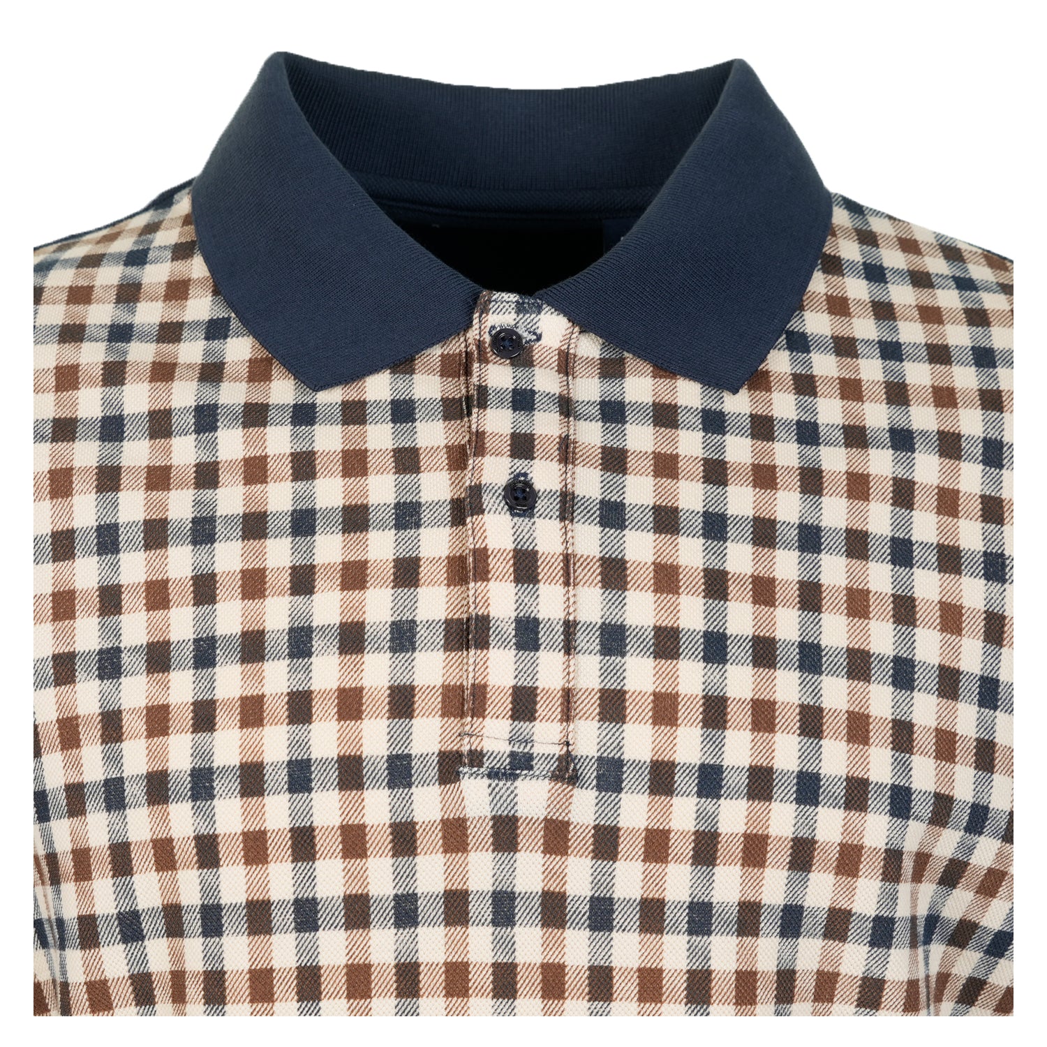 Active Iconic Front Club Check Short Sleeve Polo Shirt