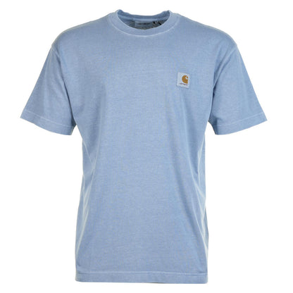 Carhartt WIP Nelson Short Sleeve T Shirt Gentle Blue