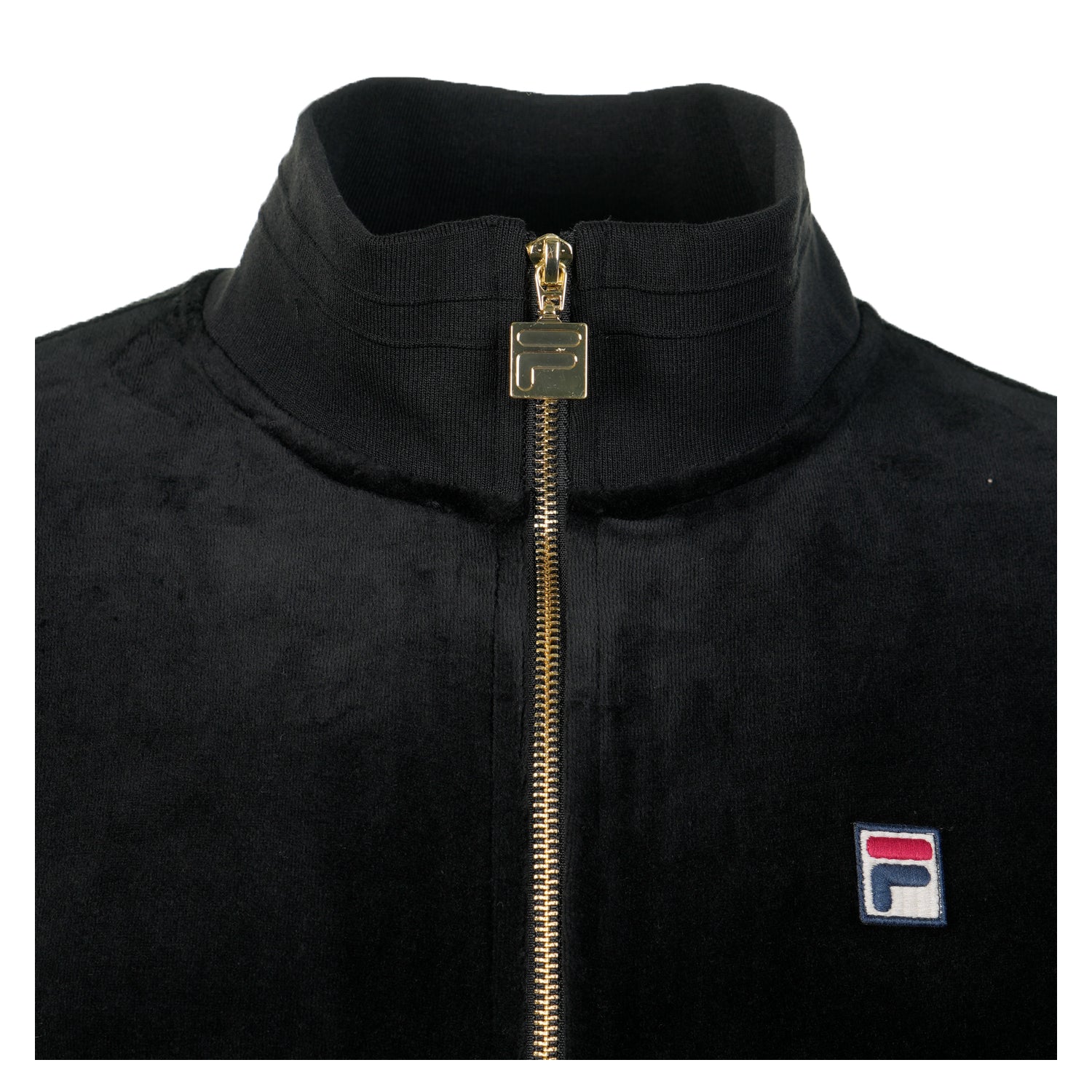 Nero Velour Track Top Black