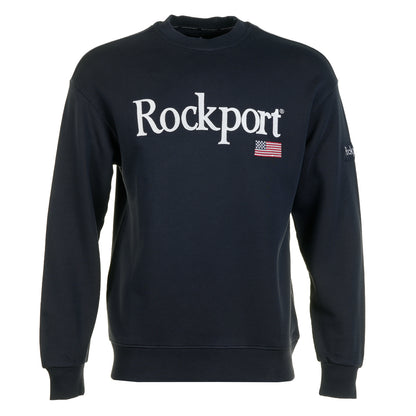Rockport New England Front Logo Sweatshirt Navy