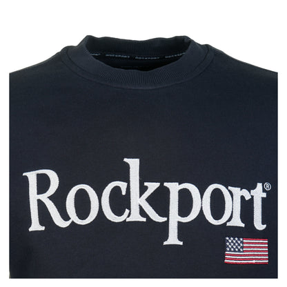 Rockport branding on front of New England sweatshirt