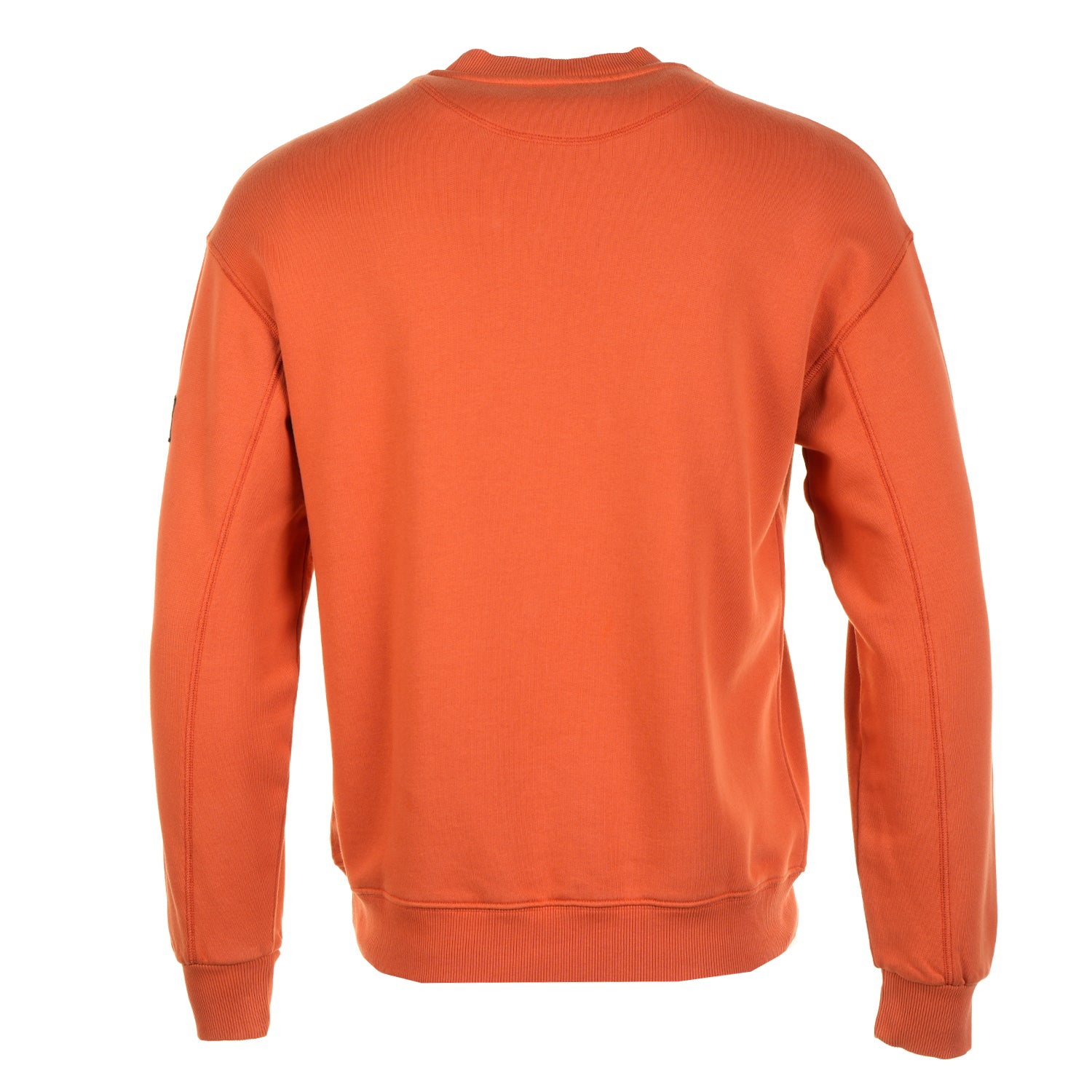 Back of Rockport New England Front Logo Sweatshirt Burnt Orange