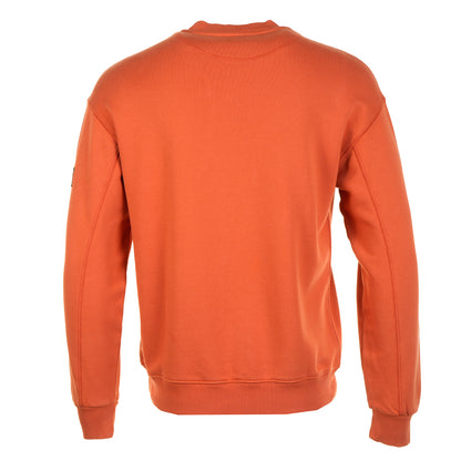 Back of Rockport New England Front Logo Sweatshirt Burnt Orange