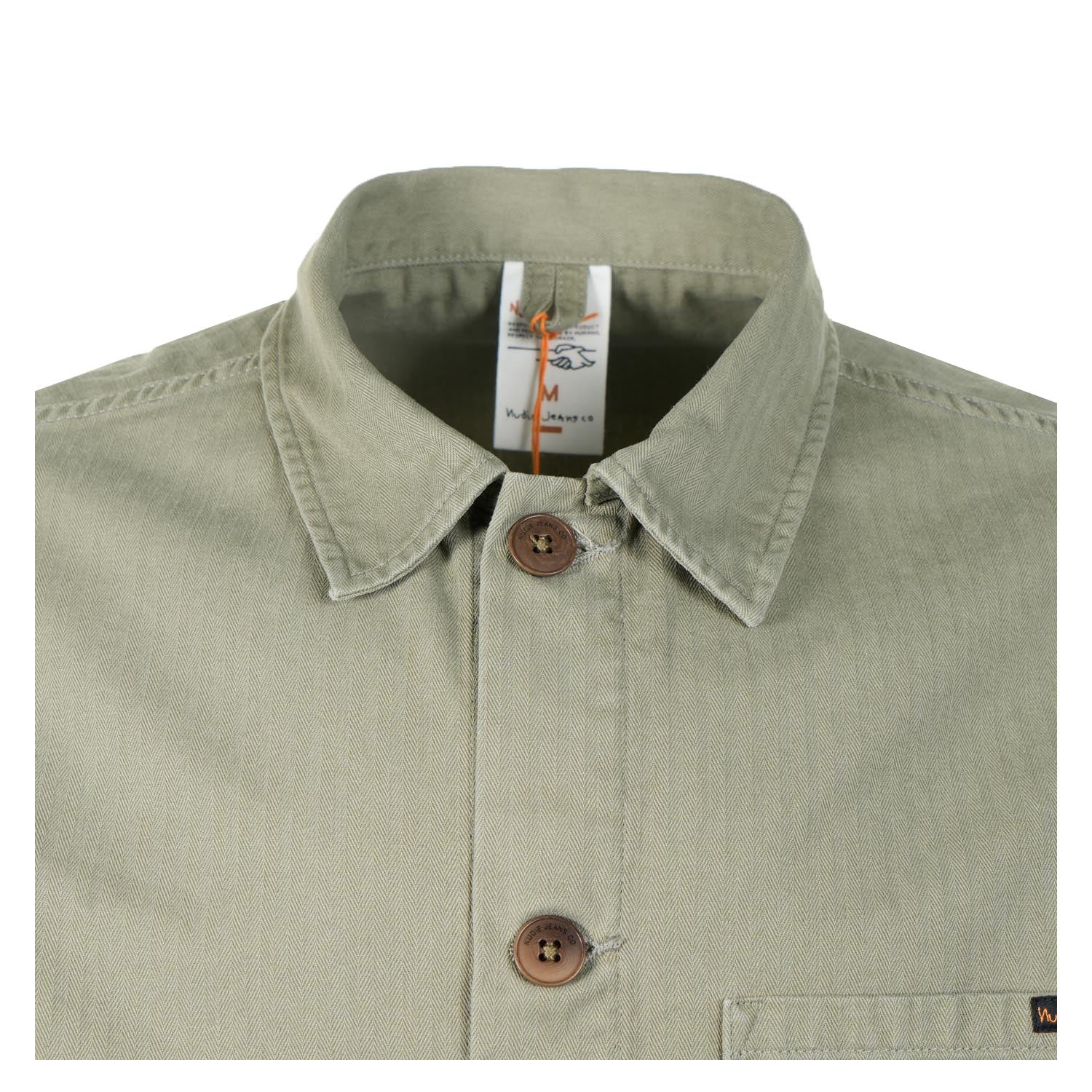 Buddy Chore Jacket Herringbone Pale Green